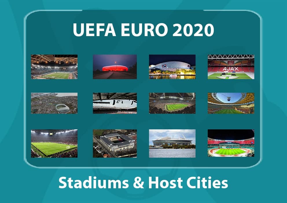 EURO 2020 Stadiums & Host Cities
