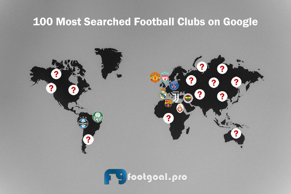 100 Most Searched Football Clubs on Google in 2024 (Updated)