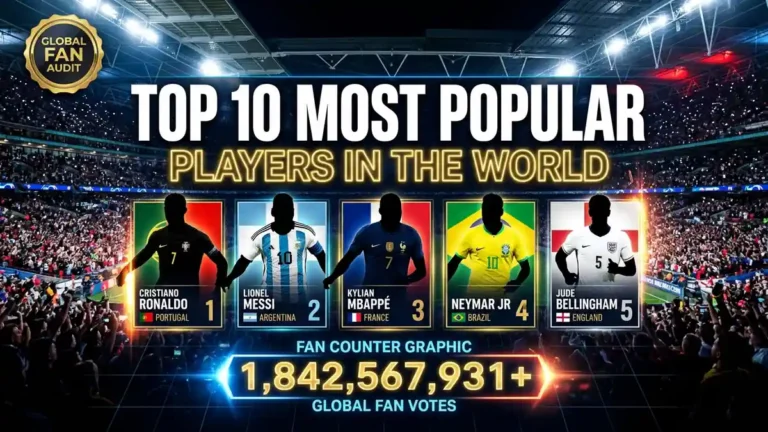 Top 10 Football Players with Most Fans in the World in 2024 (Updated)