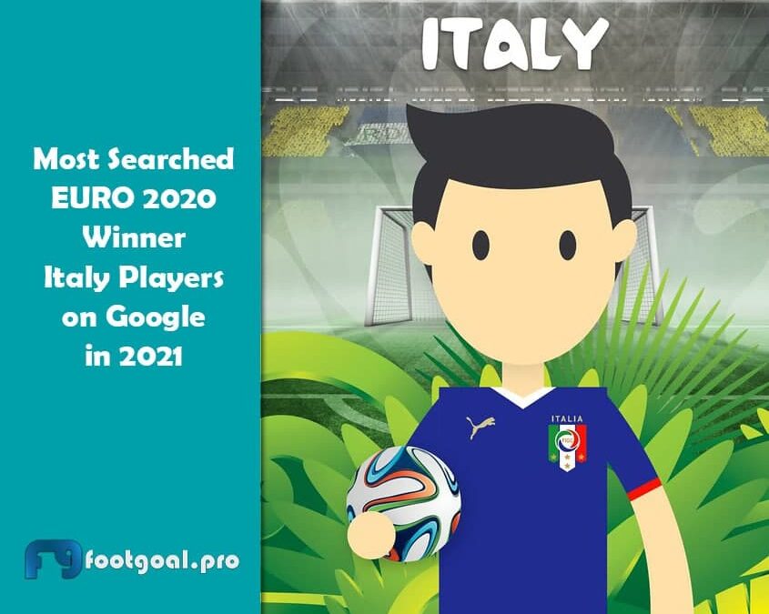 Most Searched EURO 2020 Winner Italy Players on Google in 2021