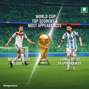 Coupe du monde : meilleurs buteurs et plus grand nombre de matchs joués, records de tous les temps