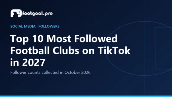 Top 10 Most Followed Football Clubs on TikTok in 2027