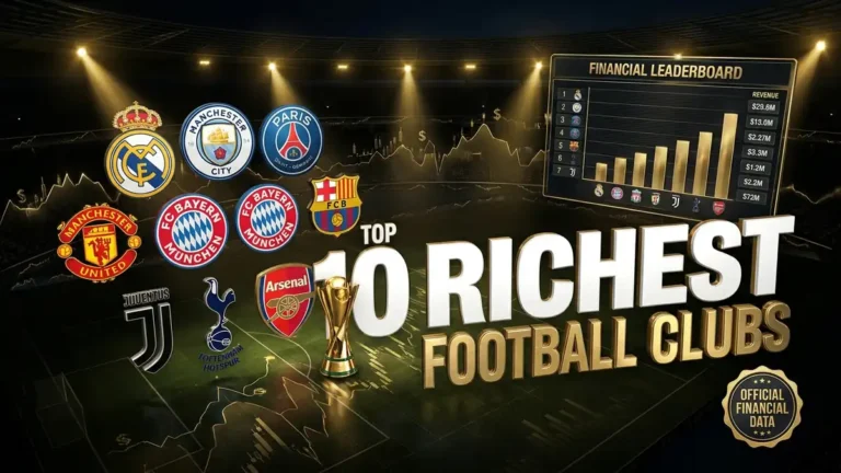 TOP 10 Richest Football Clubs in the World in 2024 (Updated - Official Data)