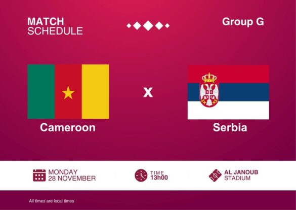 Cameroon Vs Serbia