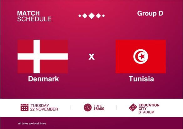 World Cup 2022: Denmark Vs Tunisia