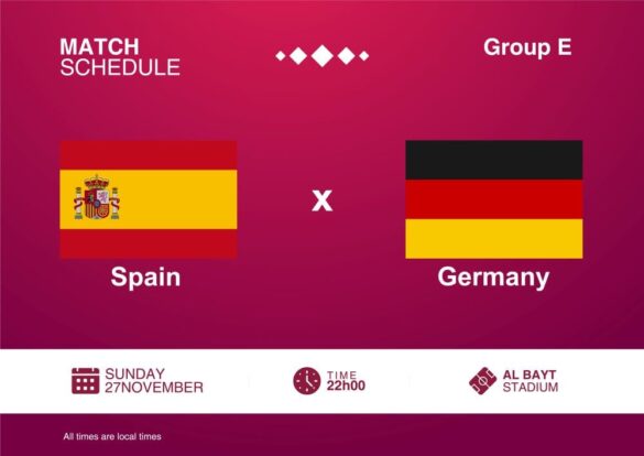 World Cup 2022 Spain Vs Germany