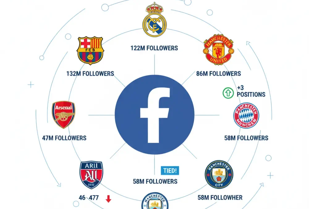 Top 10 Most Followed Football Clubs on Facebook in 2026 (Updated)
