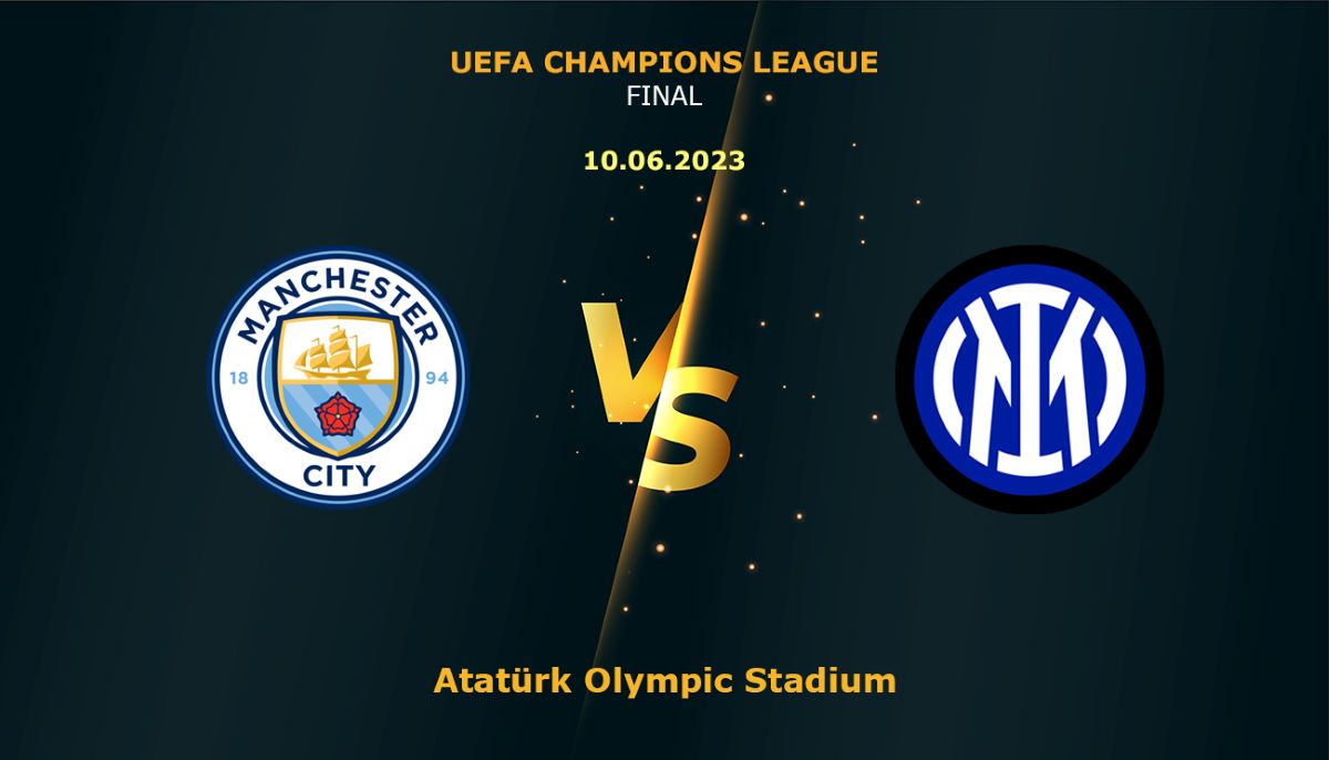 Manchester City vs Inter Milan UEFA Champions League 20222023 Final