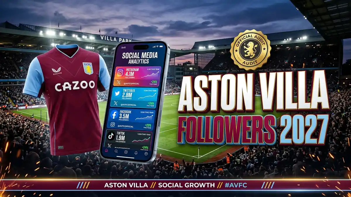 Seguidores del Aston Villa en redes sociales en 2027