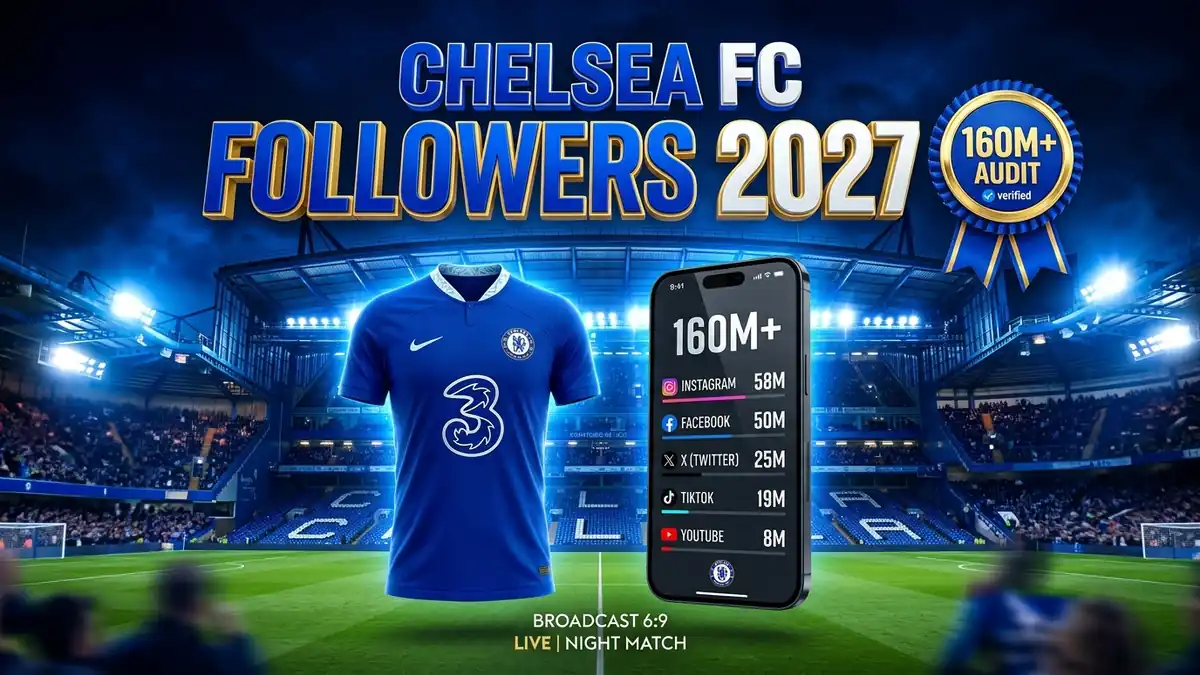 Chelsea-Follower in Social Media 2027: Zahlen nach Plattform