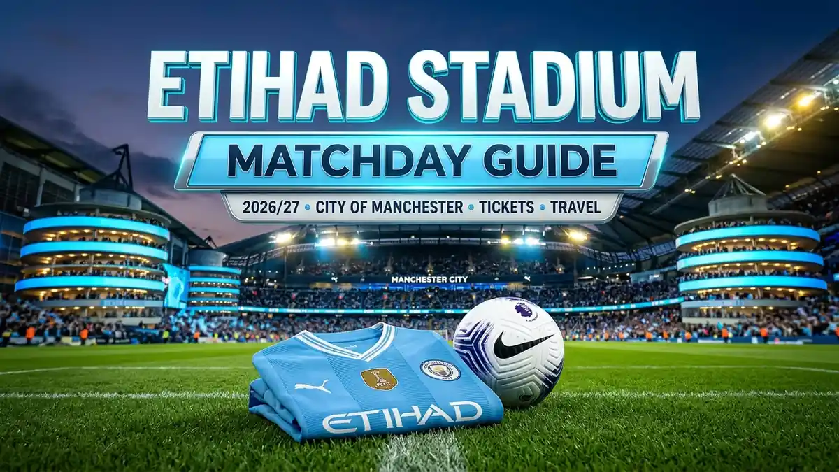 Guide de l&rsquo;Etihad Stadium : capacité, billets et accès (2026/27)