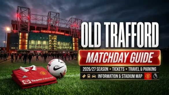 Old Trafford Manchester United Matchday Guide Capacity Tickets and Travel