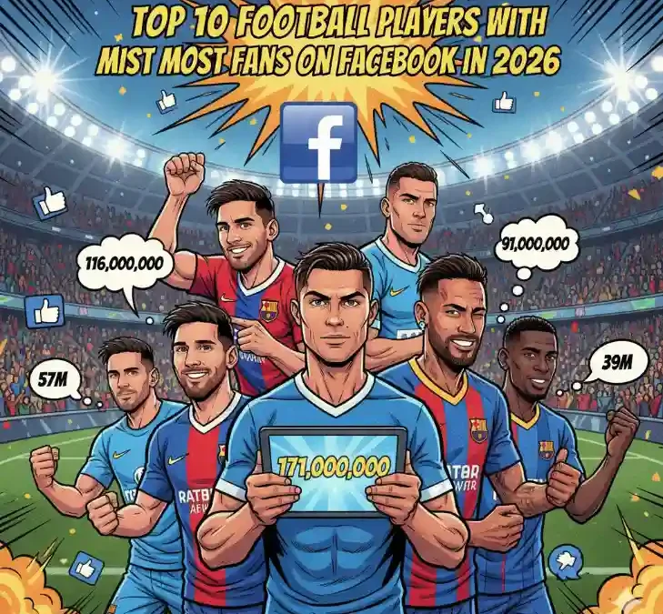 Top 10 Football Players with Most Fans on Facebook in 2026 (Updated)