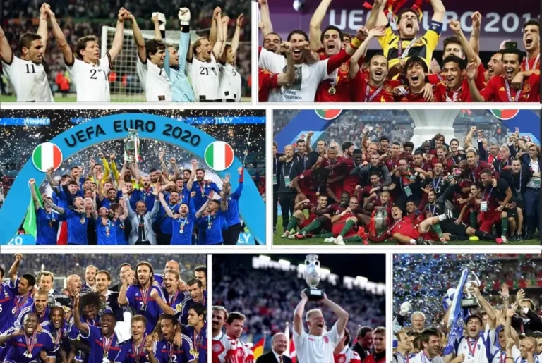 Tous les vainqueurs de l&rsquo;Euro de l&rsquo;UEFA : qui a gagné le plus de titres ?