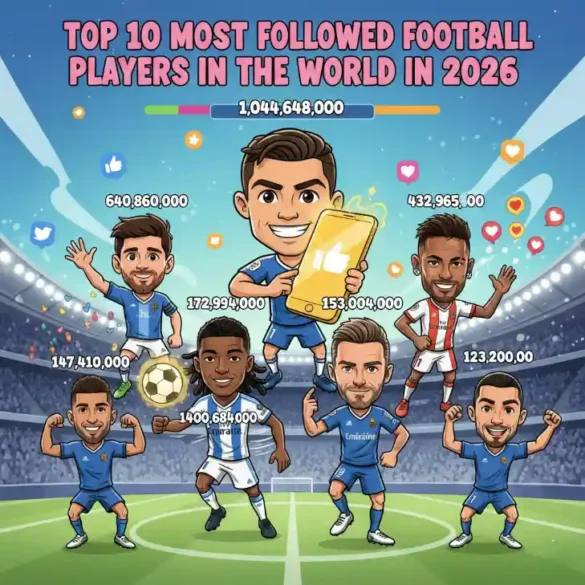 Top 10 Most Followed Football Players in the World in 2026