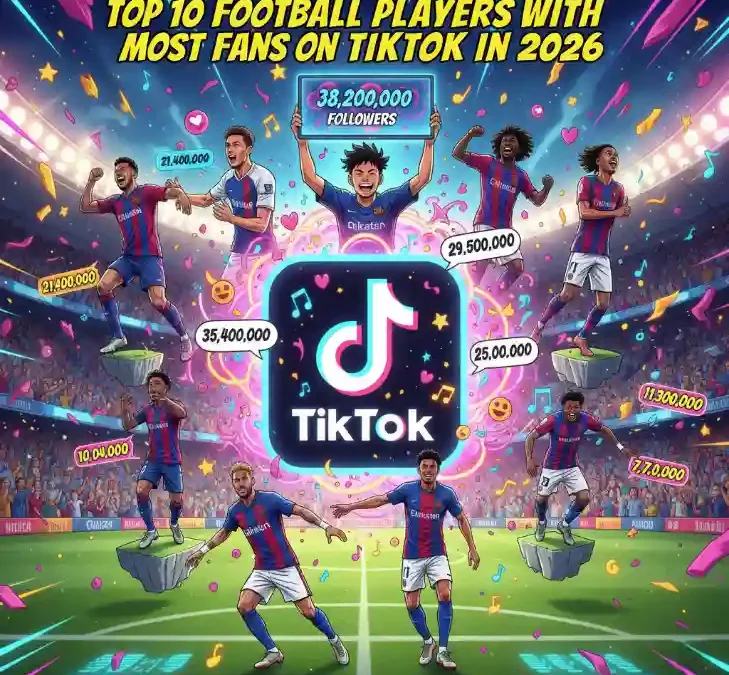Top 10 Football Players with Most Fans on TikTok in 2026