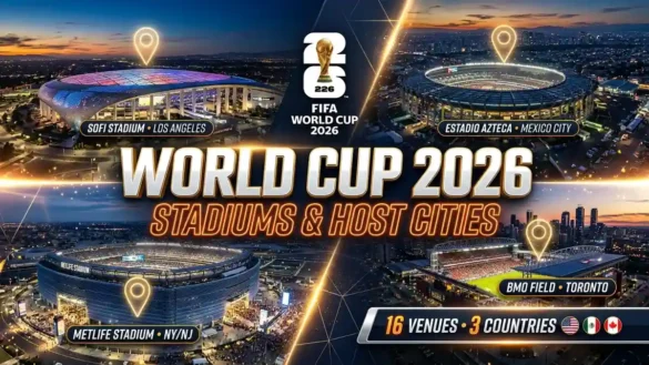 World Cup 2026 Stadiums, Host Cities and 16 Iconic Venues in USA, Mexico and Canada
