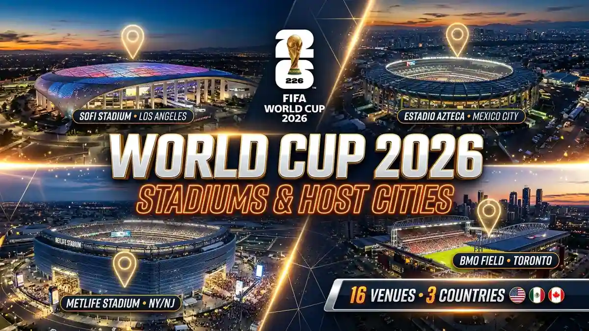 Stades et villes hôtes de la Coupe du monde 2026