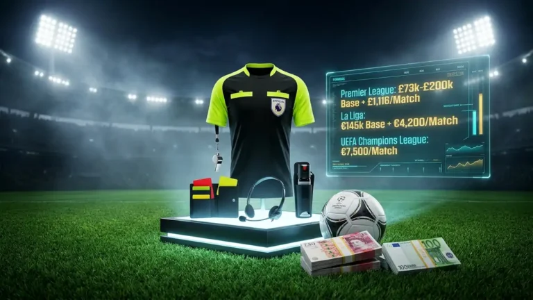 How Much Do Football Referees Get Paid? Premier League vs. La Liga vs. Champions League Salaries