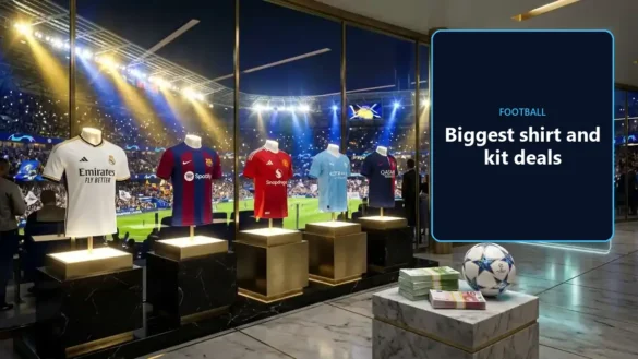 Top 10 Most Expensive Jersey Sponsorship & Kit Manufacturer Deals in Football
