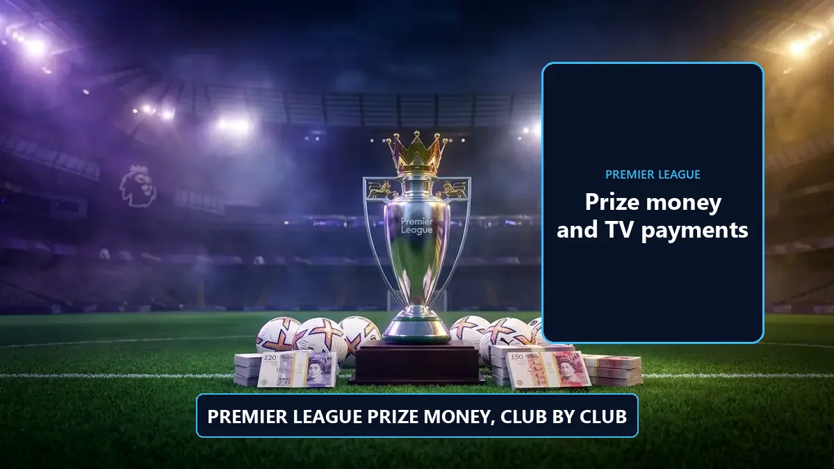 Premier League 2024/25: Preisgeld und TV-Gelder für Platz 1 bis 20