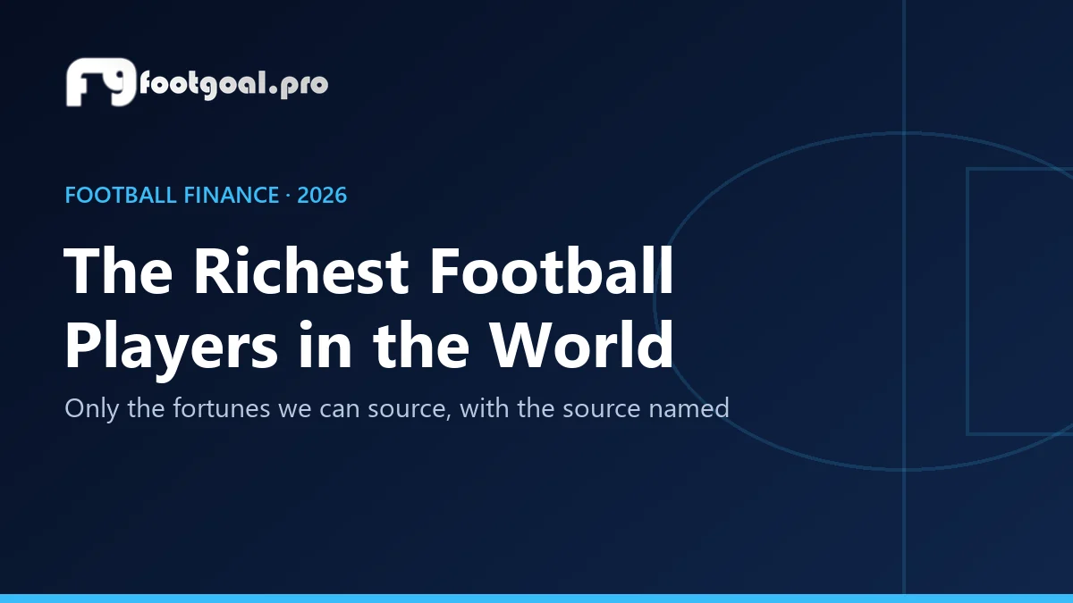 Los futbolistas más ricos del mundo en 2026: las cifras con fuente