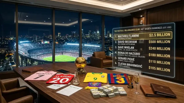 Top 10 Richest Retired Football Players in the World (Post-Career Net Worth Ranked)