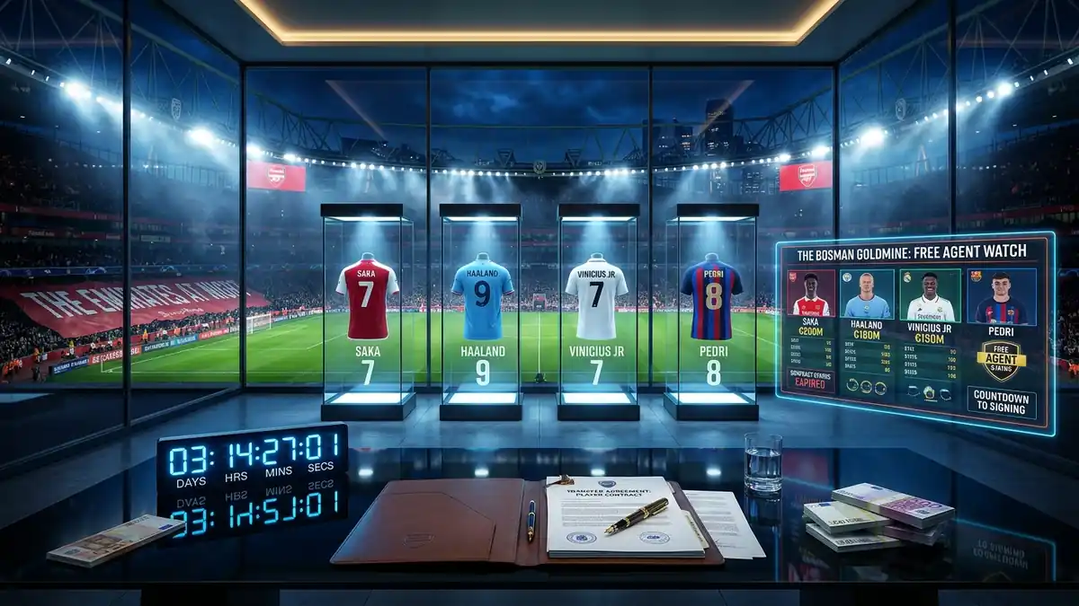 Top 20 Big-Name Football Players Out of Contract in 2027 (The Free Agent XI)