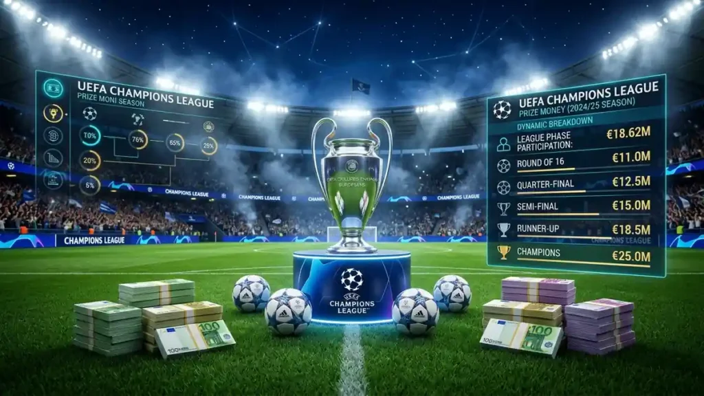 UEFA Champions League 2026/27 Prize Money Breakdown: How Much Every Win & Round Pays